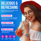 VITAMUSE Magnesium Powdered Drink Mix – Raspberry Lemonade (20 Pack)