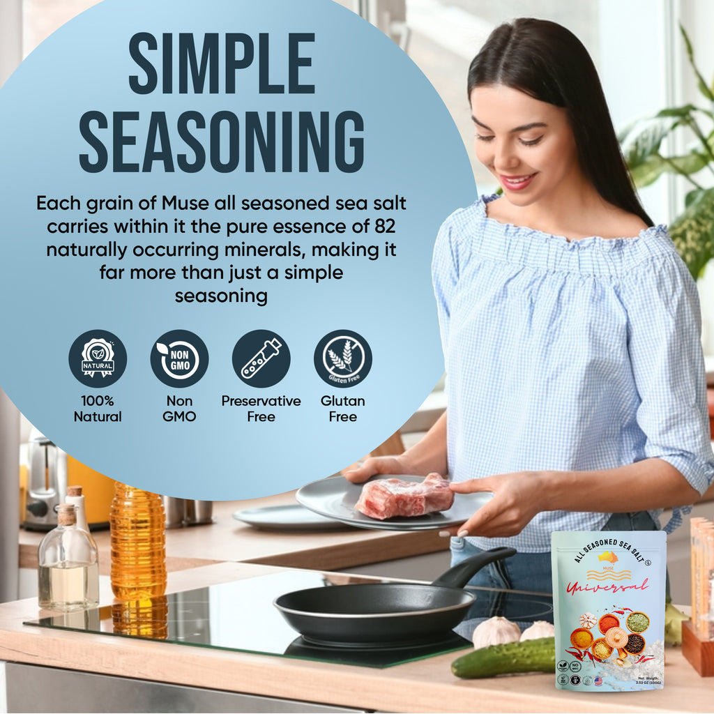 MUSE ALL SEASONED CELTIC SEA SALT 5lb Bulk private label