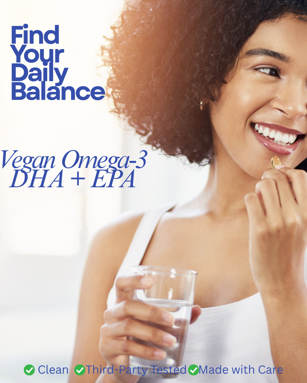 VITAMUSE Vegan Omega-3 (DHA + EPA) – 60 Softgels