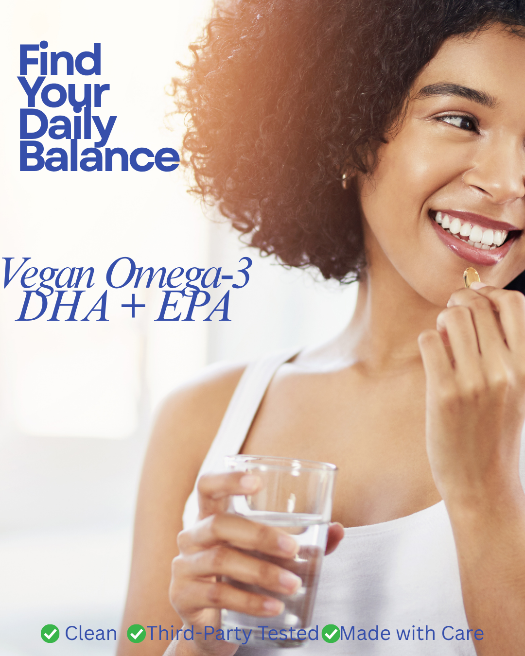 VITAMUSE Vegan Omega-3 (DHA + EPA) – 60 Softgels