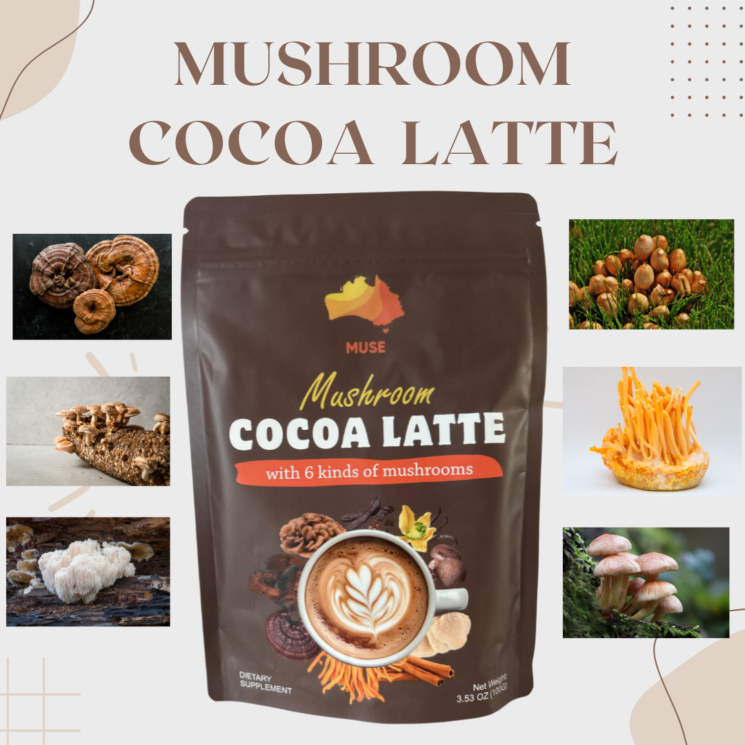 Mushroom Cocoa Latte