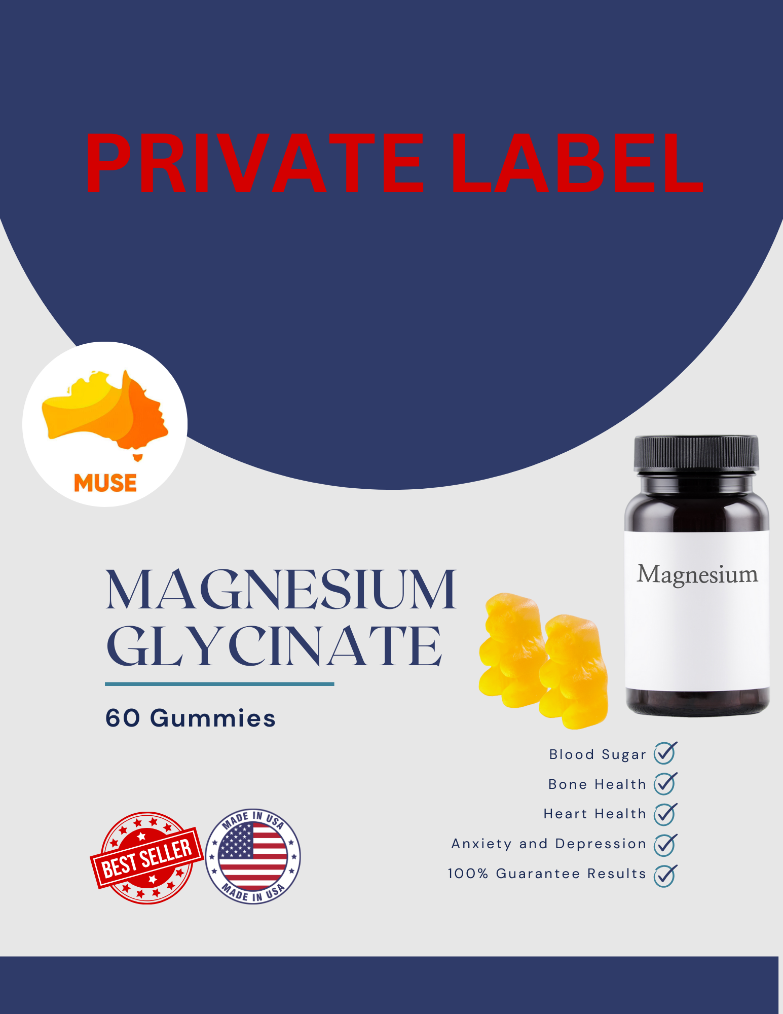 Magnesium Glycinate Gummy Private Label Wholesale