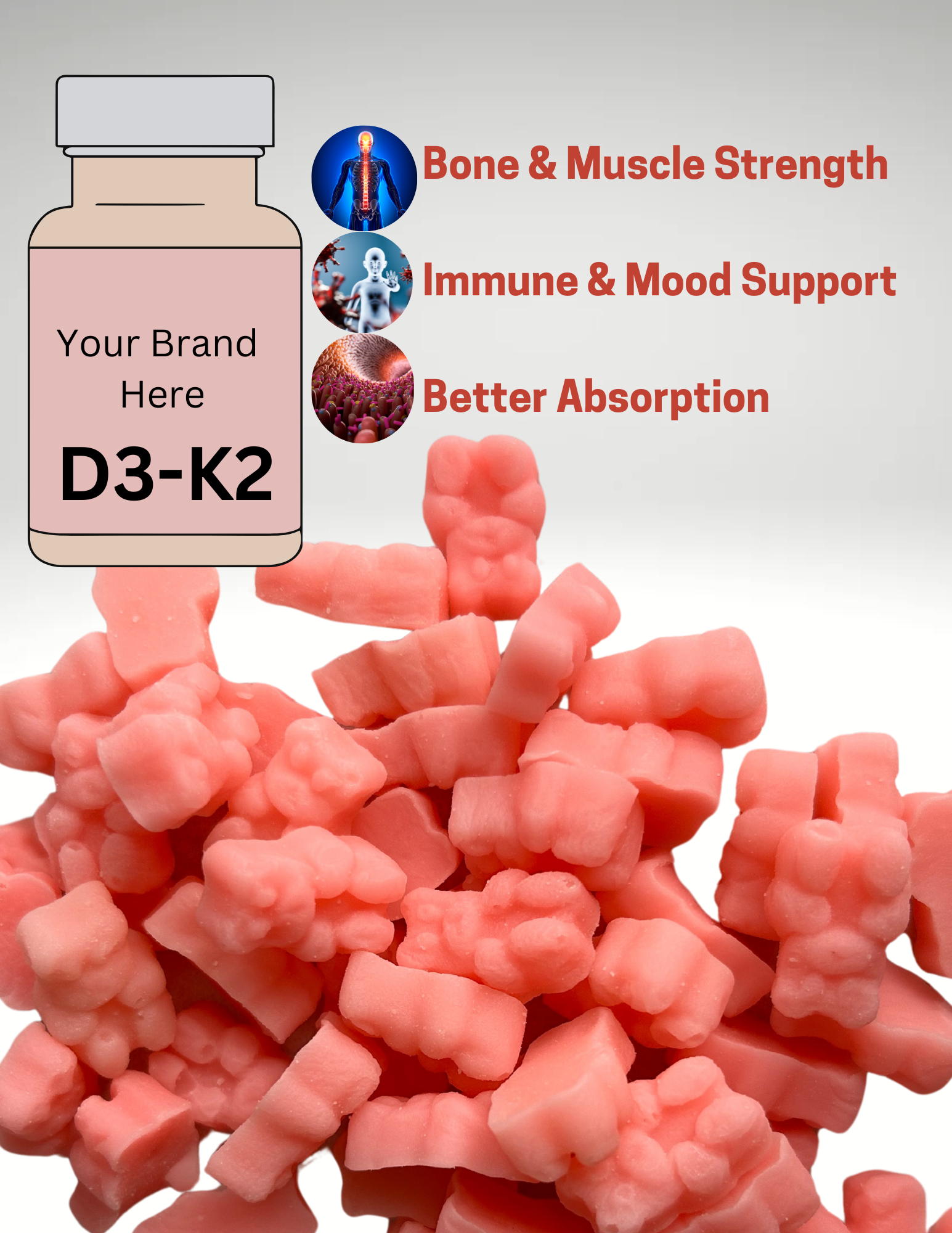 Private Label D3-K2 Vitamin Build your brand